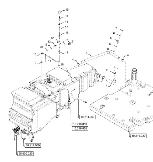 87614730 - патрубок